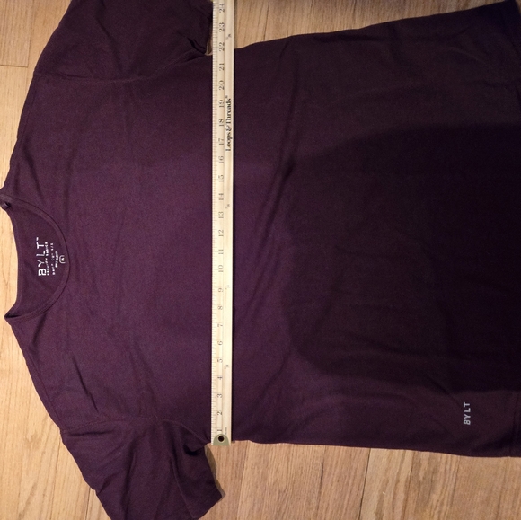 BYLT Basics drop cut Maroon - Picture 5 of 6